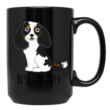 Cavalier Tricolor Black Coffee Mug, Gift Coffee Mug