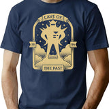 Cave Of The Past T-Shirt for Men & Women, T-Shirts Graphic Tee - Navy