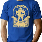 Cave Of The Past T-Shirt for Men & Women, T-Shirts Graphic Tee - Blue