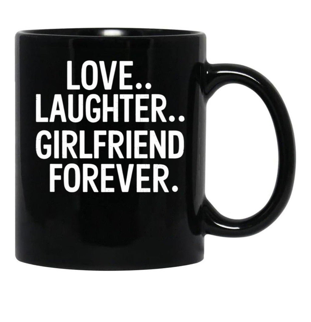 Celebrate Her Everyday Vintage Retro National Girlfriend Day Mug Black Coffee Mug - Black