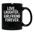 Celebrate Her Everyday Vintage Retro National Girlfriend Day Mug Black Coffee Mug - Black