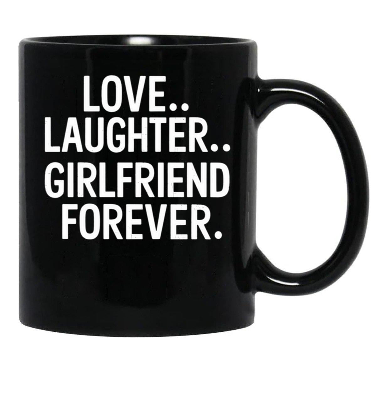 Celebrate Her Everyday Vintage Retro National Girlfriend Day Mug Black Coffee Mug - Black