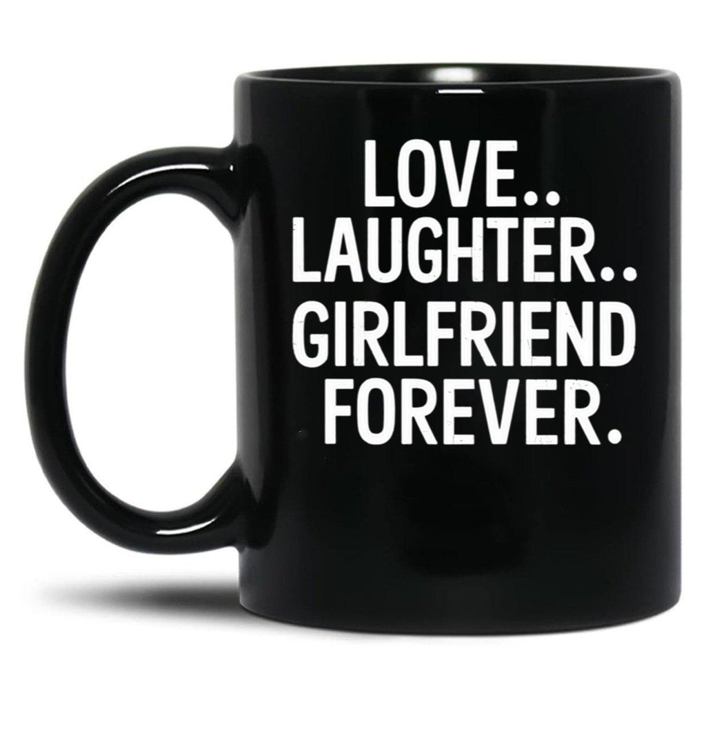Celebrate Her Everyday Vintage Retro National Girlfriend Day Mug Black Coffee Mug