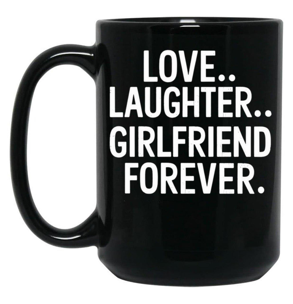 Celebrate Her Everyday Vintage Retro National Girlfriend Day Mug Black Coffee Mug