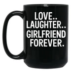 Celebrate Her Everyday Vintage Retro National Girlfriend Day Mug Black Coffee Mug