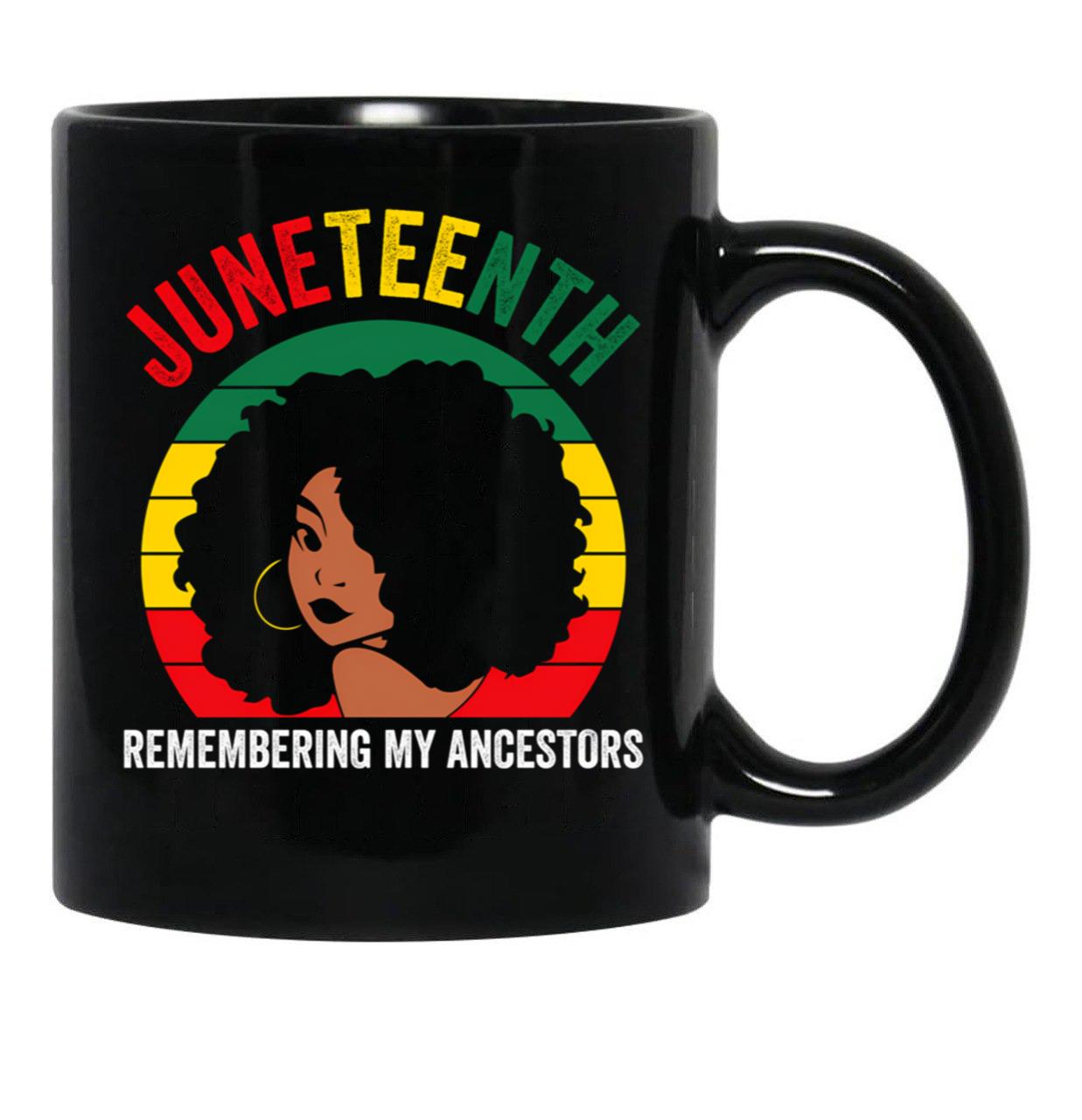 Celebrate Juneteenth Black Coffee Mug - Black