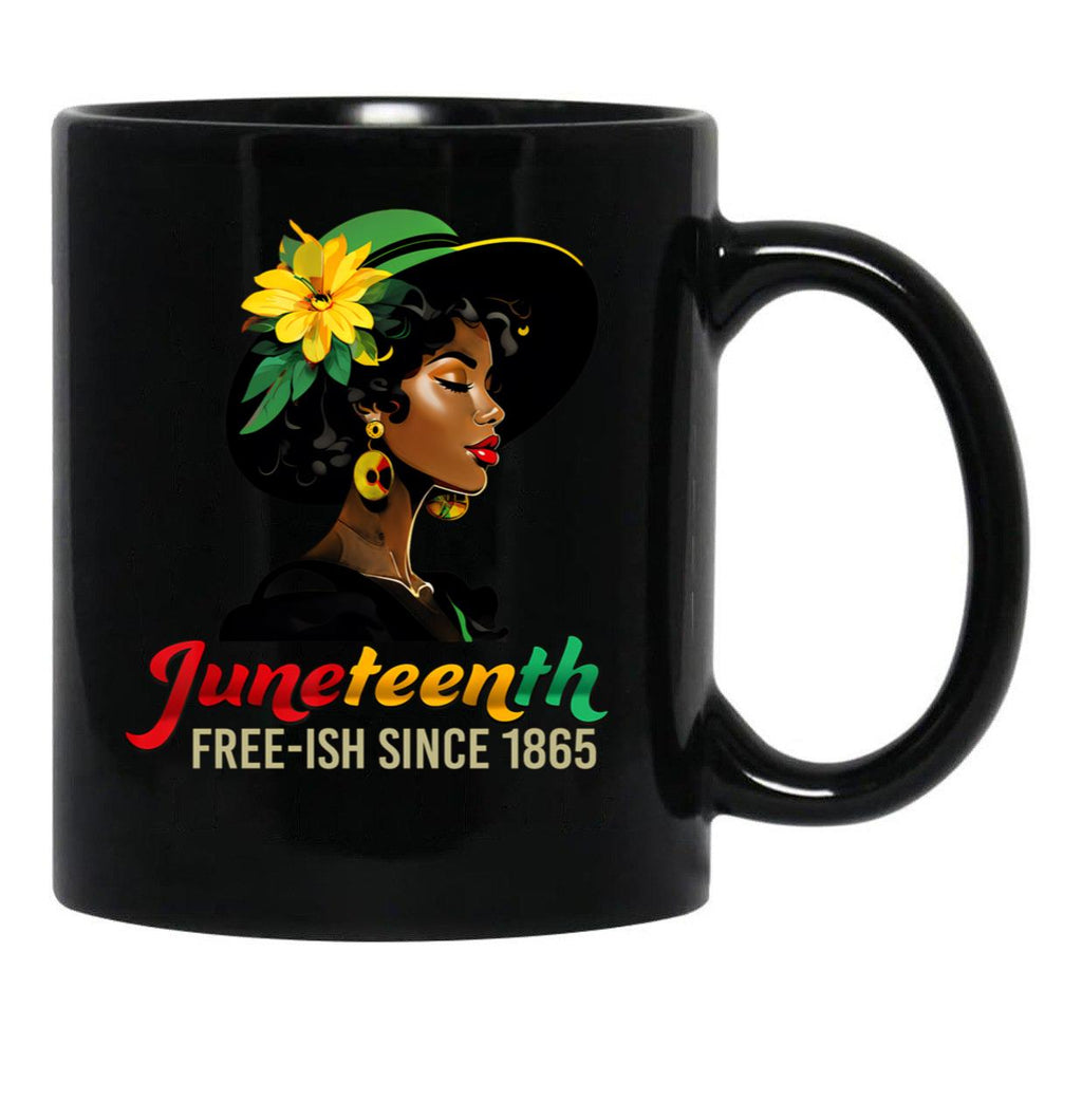 Celebrating Black Freedom Day 1865 Black Coffee Mug - Black