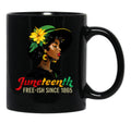 Celebrating Black Freedom Day 1865 Black Coffee Mug - Black