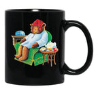 Celestial Seasoning Sleepytime Tea Bear Black Coffee Mug, Gift Coffee Mug - Black