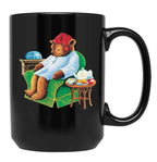 Celestial Seasoning Sleepytime Tea Bear Black Coffee Mug, Gift Coffee Mug