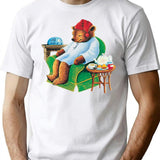 Celestial Seasoning Sleepytime Tea Bear Premium Heavyweight Cotton T-Shirt - White