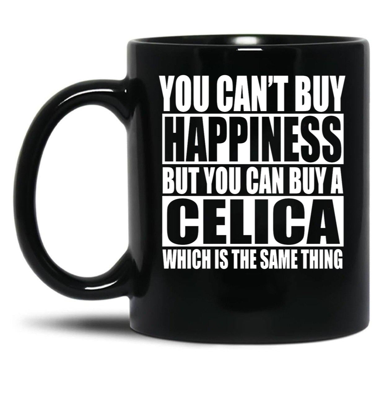 Celica Black Coffee Mug, Gift Coffee Mug