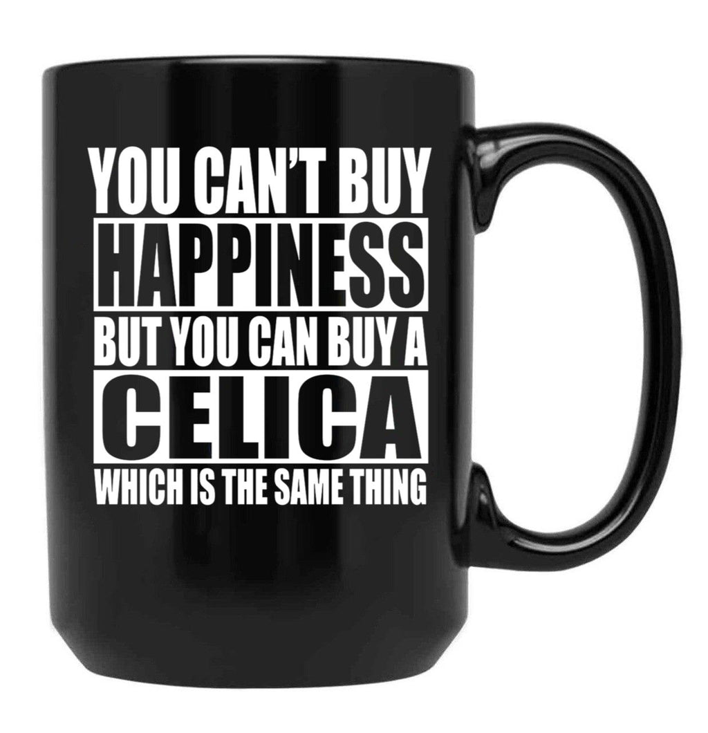 Celica Black Coffee Mug, Gift Coffee Mug