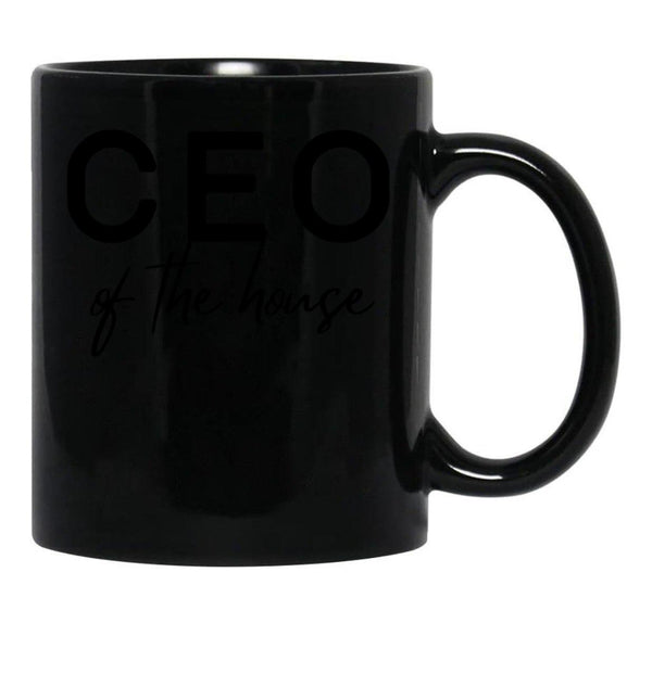Ceo Of The House Black Coffee Mug, Gift Coffee Mug - Black