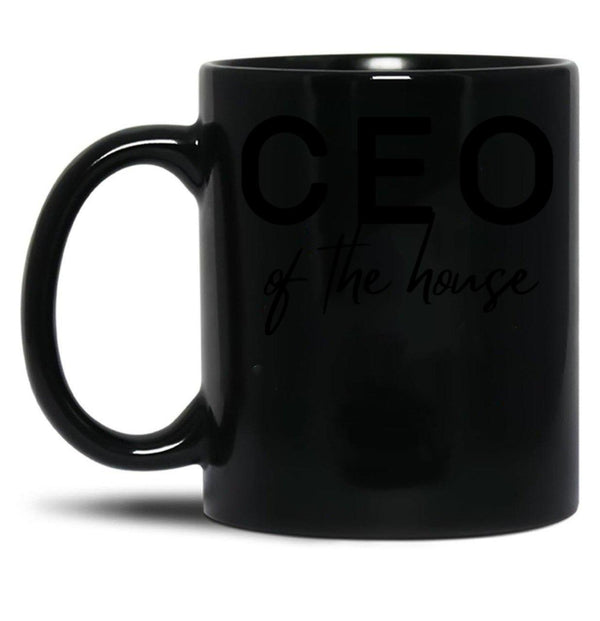 Ceo Of The House Black Coffee Mug, Gift Coffee Mug - Black