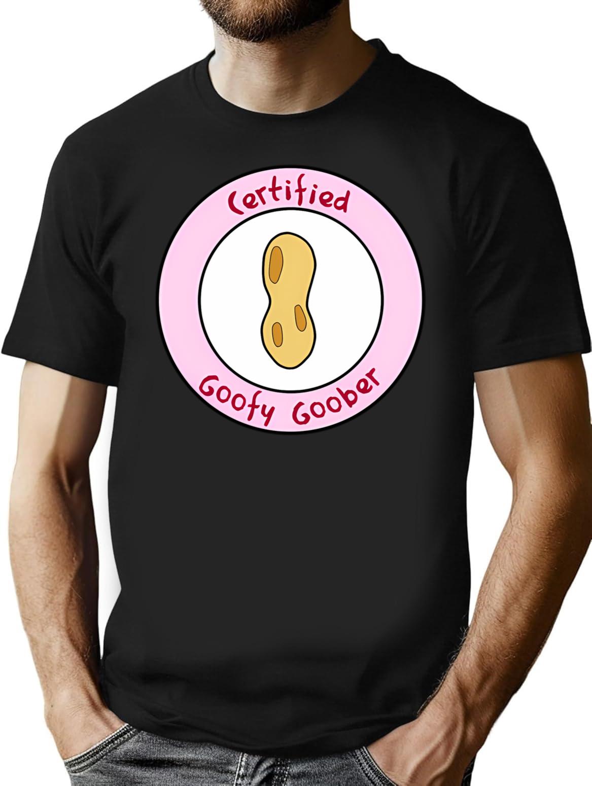 Certified Goofy Goober Premium Heavyweight Cotton T-Shirt - Black
