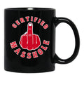 Certified Masshole Black Coffee Mug, Gift Coffee Mug - Black