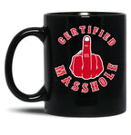 Certified Masshole Black Coffee Mug, Gift Coffee Mug