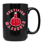 Certified Masshole Black Coffee Mug, Gift Coffee Mug