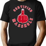 Certified Masshole Premium Heavyweight Cotton T-Shirt - Black