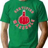 Certified Masshole Premium Heavyweight Cotton T-Shirt - Green