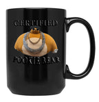 Certified Pookie Bear Black Coffee Mug, Gift Coffee Mug