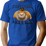 Certified Pookie Bear  Premium Heavyweight Cotton T-Shirt - Blue