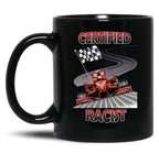 Certified Racist (2) Black Coffee Mug, Gift Coffee Mug