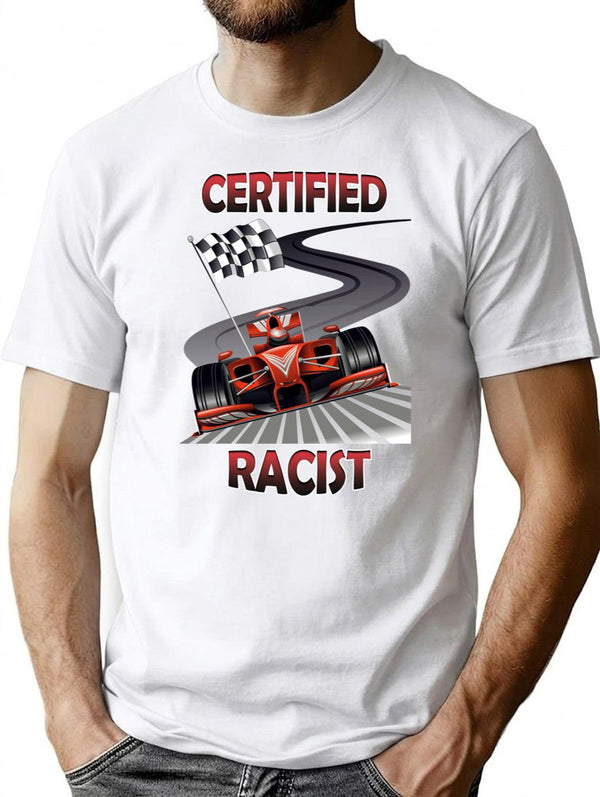 Certified Racist (2) Premium Heavyweight Cotton T-Shirt - White