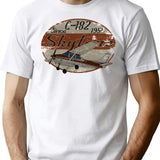 Cessna Skylane 182 Retro Vintage T-Shirt for Men & Women, T-Shirts Graphic Tee - White