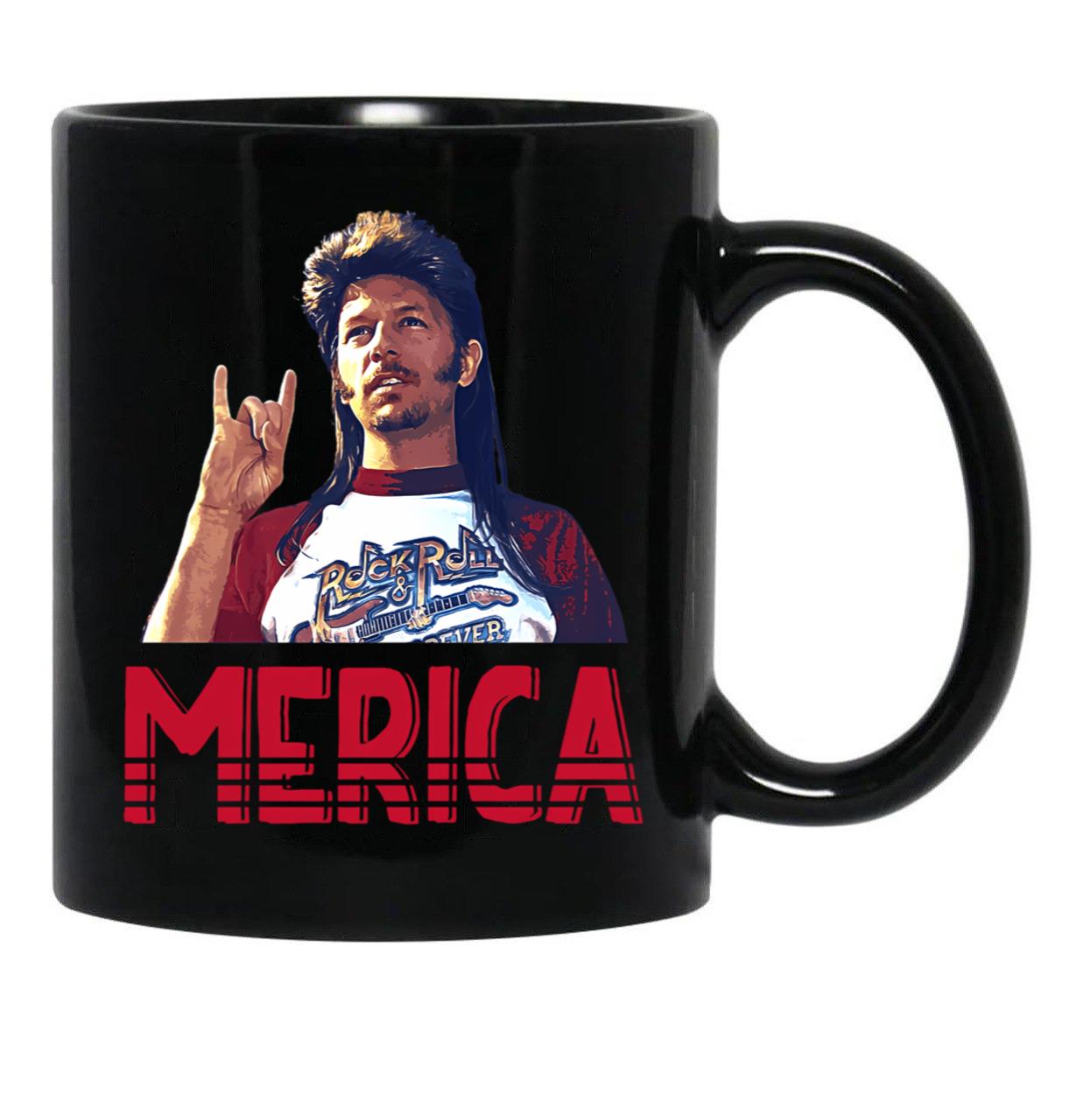 Cgraphic Joe Dirt Merica Fan Art Gift Men Women Black Coffee Mug - Black