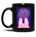 Changbin Hungry Dwaekki Stray Kids Skzoo Skz Black Coffee Mug, Gift Coffee Mug