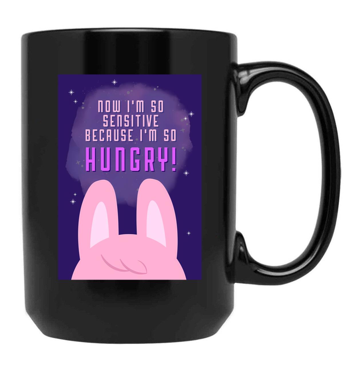 Changbin Hungry Dwaekki Stray Kids Skzoo Skz Black Coffee Mug, Gift Coffee Mug