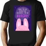 Changbin Hungry Dwaekki Stray Kids Skzoo Skz Premium Heavyweight Cotton T-Shirt - Black