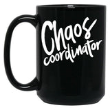 Chaos Coordinator (3) Black Coffee Mug, Gift Coffee Mug