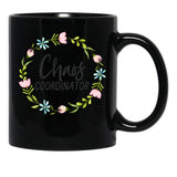 Chaos Coordinator (6) Black Coffee Mug, Gift Coffee Mug - Black