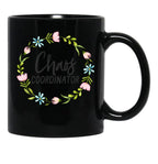 Chaos Coordinator (6) Black Coffee Mug, Gift Coffee Mug - Black