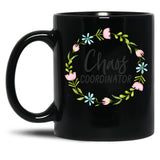 Chaos Coordinator (6) Black Coffee Mug, Gift Coffee Mug - Black