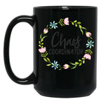 Chaos Coordinator (6) Black Coffee Mug, Gift Coffee Mug