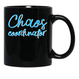 Chaos Coordinator (7) Black Coffee Mug, Gift Coffee Mug - Black