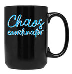 Chaos Coordinator (7) Black Coffee Mug, Gift Coffee Mug