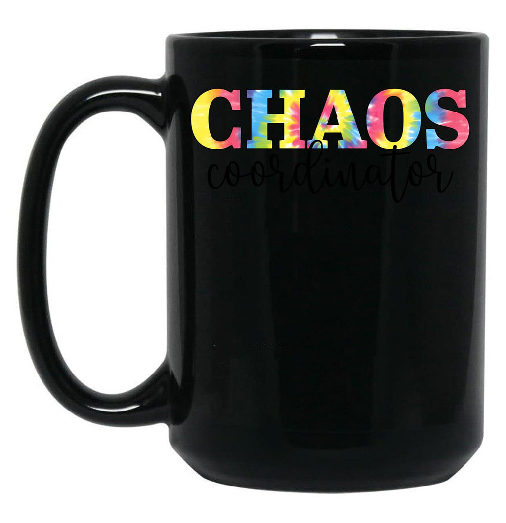 Chaos Coordinator (8) Black Coffee Mug, Gift Coffee Mug