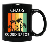 Chaos Coordinator (9) Black Coffee Mug, Gift Coffee Mug - Black