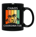 Chaos Coordinator (9) Black Coffee Mug, Gift Coffee Mug - Black