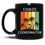 Chaos Coordinator (9) Black Coffee Mug, Gift Coffee Mug - Black