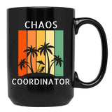 Chaos Coordinator (9) Black Coffee Mug, Gift Coffee Mug