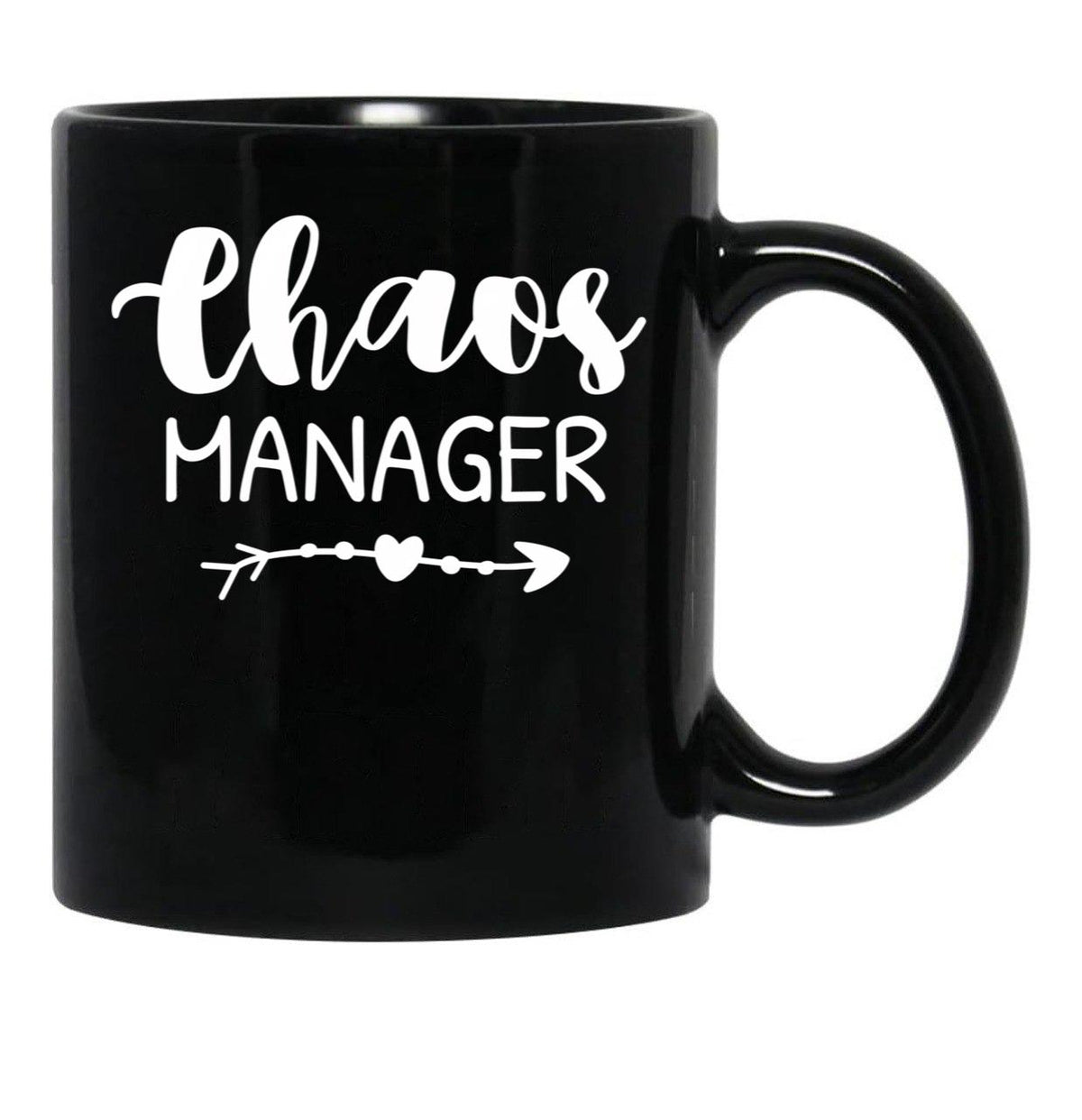 Chaos Manager Chaos Coordinator Black Coffee Mug, Gift Coffee Mug - Black