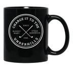 Charge It to The Underhills - Fletch Black Coffee Mug, Gift Coffee Mug - Black