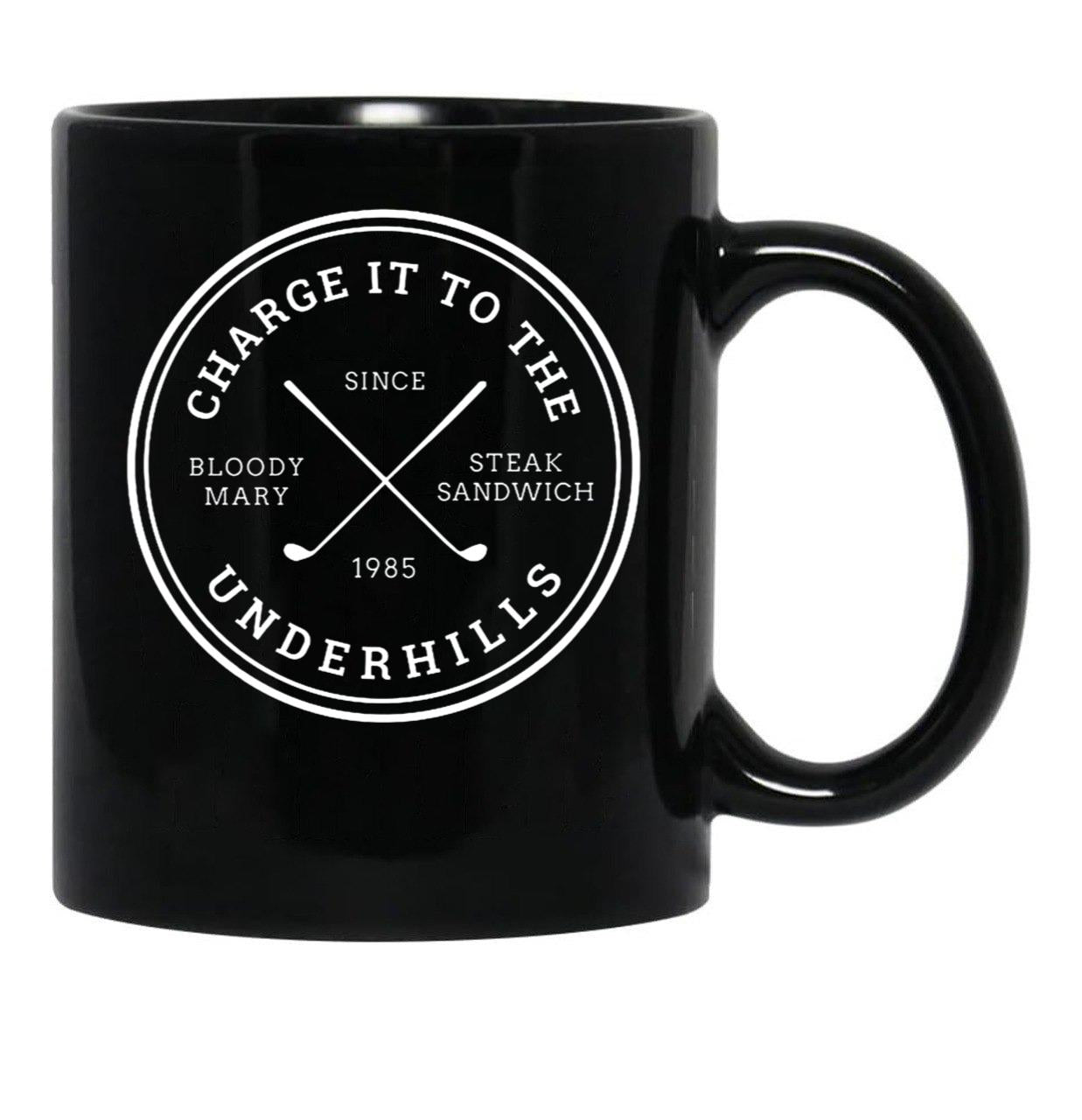 Charge It to The Underhills - Fletch Black Coffee Mug, Gift Coffee Mug - Black