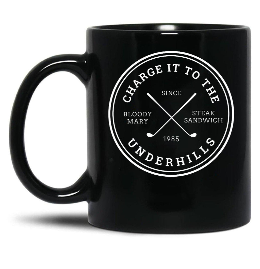 Charge It to The Underhills - Fletch Black Coffee Mug, Gift Coffee Mug